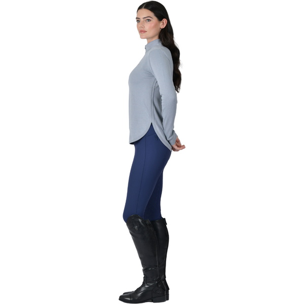 2026 WeatherBeeta Womens London Layer Long Sleeve Top 1023217046 - Bluestone Marle